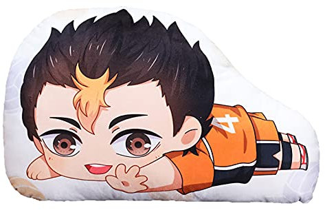 Haikyuu Pillow Hinata Shoyo Tobio Kageyama Kozume Kenma Oikawa Tooru Kei Tsukishima Yu Nishinoya Miya Atsumu Miya Osamu Anime Figur Zierkissen Dekokissen Sofa Stuhl Auto Dekorativ für Anime Fans