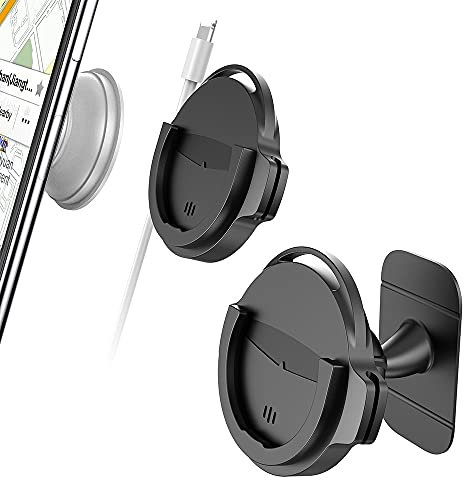 daite Socket Car Mount Car Grips Holder for Phone Stand 360 Rotation Dashboard Sticker Holder for Socket Mount Users on Car Dashboard Home Wall Office Kitchen (2 Packs)