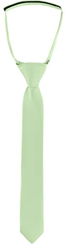Ladeheid Kinder Jungen Krawatte KJ (31cm x 4cm, Pistazie)
