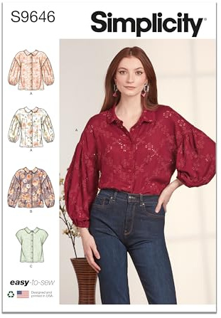 Simplicity SS9646Y5 Misses TOP/Vest Y5 (18-20-22-24-26)