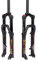 BUCKLOS 50.8 cm Air MTB Federgabel 4.0 Fat Reifen, 140 mm Fahrradistanznabe, 135 mm 1 1/8 gerades Schlauch, 9 mm QR Mountainbike-Vordergabeln, passend für Snow Beach XC E-Bikes usw.