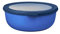 Mepal - Bol Multifonction Cirqula Rond - Boîte Conservation Alimentaire avec Couvercle - Convient comme Boîte de Hermétique pour le Réfrigérateur, Micro-ondes & Congélateur - 1250 ml - Vivid blue