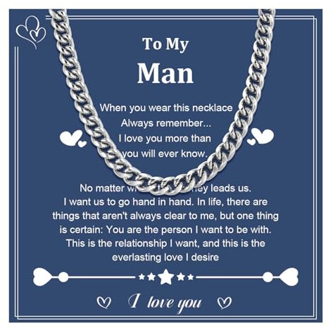 BOCHOI Men's Steel Chain Necklace Cuba 46cm Men's Solid Necklace | Boy's Chunky Mesh Necklace Stainless Steel Large Gift Valentine's Day Christmas Anniversary Choker Hip Hop Rapper 40 Grams