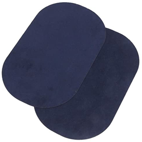 Thickened Velvet Patch - Dark Blue (Pack of 2) for Iron-on Repair