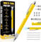 GHHFKGL Pen Gifts for Men, 9 in 1 Multitool Pen, Cool Gadgets Tools for Men, Birthday Gifts for Men Who Have Everything, Unique Gifts for Men, Husband, Grandpa, Engineer, Handyman, Yellow