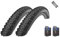 2er Set Schwalbe Fahrradreifen Rapid Rob 27,5 Zoll (57-584) auswählbar mit Schläuchen + 3 Metall Reifenheber (27,5x2,25 (57-584), SV Schläuche)