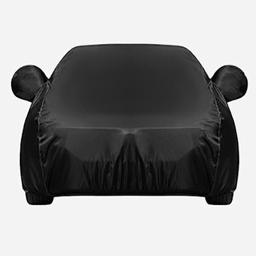 Autoabdeckung für Ford Streetka Street Ka 2003 2004 2005 2006, Auto Abdeckplane Wasserdicht Atmungsaktiv, UV Beständige Staubdicht,Black-B