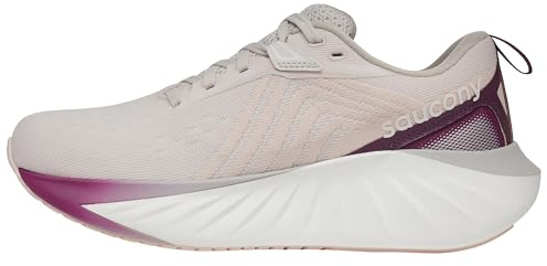 Saucony Damen Triumph 22 Sneaker, Mond/Aubergine, 38 EU