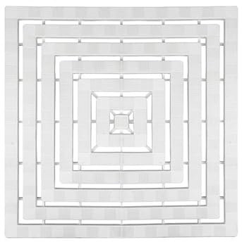 Caillebotis / Clayette de douche Plateforme 57 x 57 cm