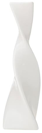 HQMYOBZE Dünne, geometrische Keramik-Blumenvase, verdreht, einzigartige, schlanke Knospenvasen für Blumen, dekorative Vasen für Heimdekoration, Küche, Regal-Dekor, Tafelaufsatz, Tischdekorationen