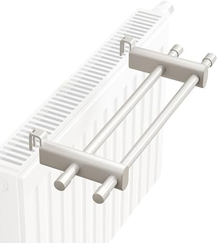 Handtuchhalter Heizkörper, Handtuchhalter Heizung, Handtuchhalter für Heizkörper, Heizkörper Handtuchhalter Weiß, Heizung Handtuchhalter, Handtuchhalter Heizung Einhängen (50CM)