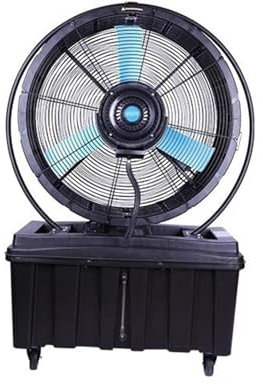 Macchina del vento Ventilatore elettrico industriale Grande ventilatore elettrico mobile con serbatoio dell'acqua da 150 litri Adatto for il raffreddamento di magazzini di officine di fabbrica Ventila