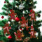 6pz Decorazioni Natalizie Pan di Zenzero, da Appendere Ornamenti Pan di Zenzero Stoffa Carina Gingerbread Ornaments per Decorazioni per la Casa Dell'Albero di Natale