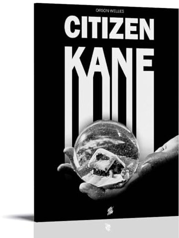 RISUANHENM Citizen Kane-Poster, Raumdekoration, künstlerisches Poster für Zimmer, ästhetische Leinwand, Wandkunst, Schlafzimmerdekoration, 30 x 45 cm, Rahmenstil