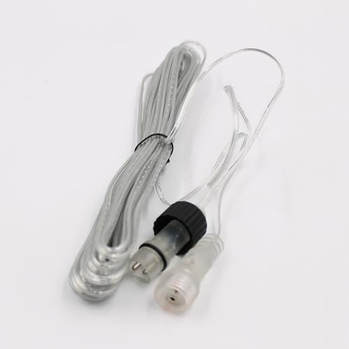 Luccika Cavo Prolunga da 10 Metri per stringhe di Luci LED Luccika Home a 31V/36V, Connettore Maschio e Femmina con guarnizioni, IP44, Uso Interno ed Esterno (Trasparente)