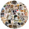 DAWRIS 50 Stück Lustiges Katzen Aufkleber Set, süße Katzen Aufkleber, Meme Sticker Wasserfeste Vinyl Aufkleber Aesthetic für Katzenliebhaber Skateboard Laptop Erwachsene Kinder(A)