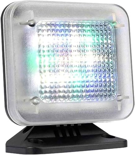 Simulador de TV LED falso, lámpara antirrobo con 4 modos, televisor falso de seguridad for el hogar con temporizador y sensor de luz LED, for protección contra robos.