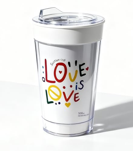 BUTKKXY Personalisierbarer doppelwandiger Reisebecher aus Edelstahl, 500 ml, individueller Fotoeinsatz, auslaufsicher, BPA-frei, Geschenk für Mama, Papa, frischgebackene Eltern