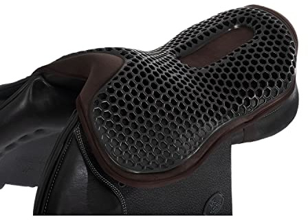 Acavallo Sattelsitzkissen Jump Gel Ortho Coccyx, Größe:M, Farbe:braun