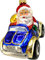 Hanco Weihnachtsmann im Auto Design 2630.03 - Christbaumschmuck aus Glas