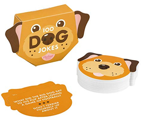 Ridley's | 100 Dog Jokes | Novelty Party Games | Ages 8+ | 1+ Players