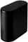 Sooyee Poubelle rectangulaire en plastique de 10 litres avec couvercle à pression, pour salle de bain, salle d'eau, chambre à coucher, cuisine, salle d'artisanat, bureau (noir)