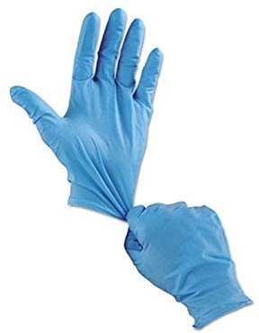 Palucart Guanti in nitrile blu senza polvere S 500 guanti in nitrile monouso da lavoro no lattice latex free AQL 1,5 Small