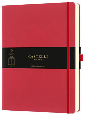 CARNET AQUARELA TRES GRAND FORMAT UNI ROUGE CORAIL