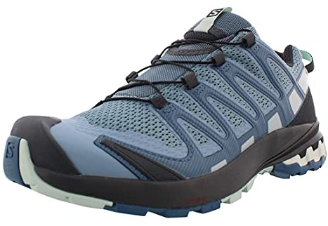 Salomon XA Pro 3D V8 Damen Trailrunning-Schuhe, Blau (Ashley Blue/Ebony/Opal Blue), 36 EU
