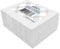 Bzbuy Nail Mini White Buffer Block File 100/180 Grit 2 Sided 130 count