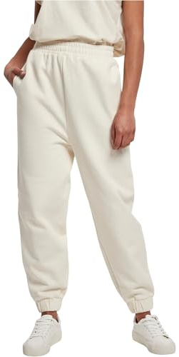 Urban Classics Damen Jogginghose Ladies Organic High Waist Ballon Sweat Pants whitesand XS