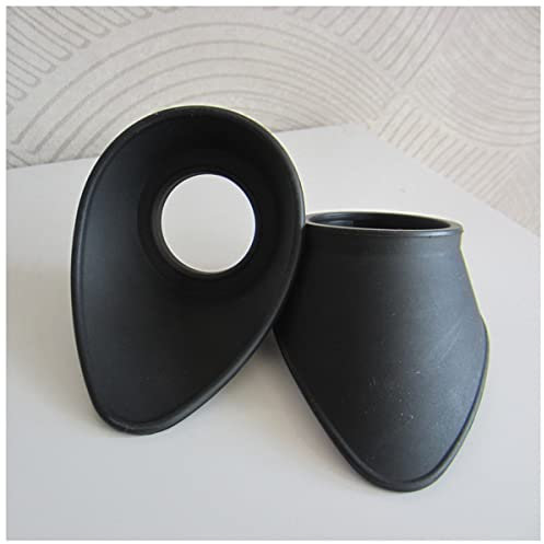 ZTBH Mikroskop-Zubehör-Kit 45mm Teleskop-monokulare Gummi-Brillen, biologisches Stereomikroskop Mikroskopische Objektträger