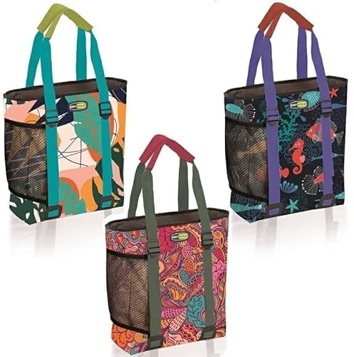 Borsa Termica Boxy+ | 18L | Manici Robusti | Isolamento ad Alta Densità | Decori Assortiti