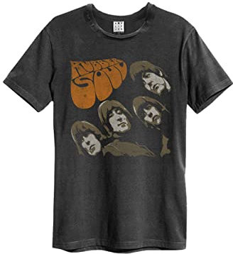 Amplified The Beatles Rubber Soul Charcoal T-Shirt (XL)