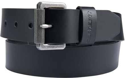 Carhartt Men's Durable Nylon Webbing Belts, W/a Slim Profile Designt, Black, Medium
