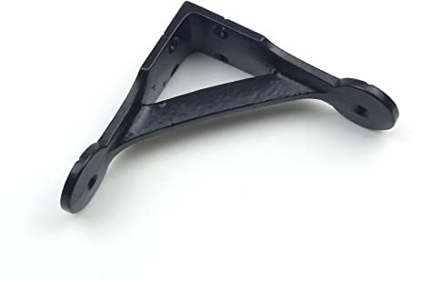 Oakcrafts - Pair of Epoxy Black Gallows Shelf Brackets Antique Cast Iron (4 x 4 / 100mm x 100mm)