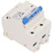 Disjoncteur DC Rail DIN Interrupteur de Déconnexion Solaire 2P DZ47Z 125 100A Disjoncteur Miniature pour Système Solaire PV 1000V (Bleu)