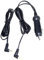 Cargador ESP Auto Ladegerät Adapter Zigarettenanzünder 12V Kompatibel mit Ersatz für DVD CD Player VK-SYTECH VK-SYTECH-001 Dual Screen mit 2 Bildschirmen Ausgängen Ladekabel Netzadapter Netzkabel