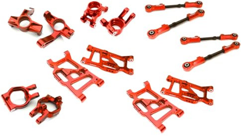 Integy Upgrades für Losi, Red Billet Machined Upgrade Conversion Kit für 1/5 Desert Buggy XL-E 2.0