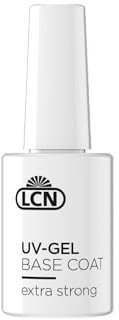 LCN UV-Gel Base Coat extra strong – UV-Unterlack für einen noch besseren Halt – für feuchte, fettige oder geschädigte Nägel –Säurehaltig Vegan, tierversuchsfrei und HEMA-frei – 10 ml