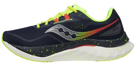 Saucony Endorphin Speed 4 Damen-Sneaker, Marineblau/Pfeffer, 42.5 EU