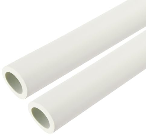 QUARKZMAN 2Pcs Tubes D'Isolation en Mousse pour Tuyaux, Isolation 22mm (7/8) ID 32mm (1 1/4) OD 24, Conservation de la Chaleur pour l'Isolation Antigel, Poignée de Prise en Main, Blanc