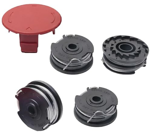 ERHUO Bobina a Filo per Tagliabordi Confezione da 3 Pezzi Φ1,6 mm 6 m Strimmer Bobina di Ricambio per Bosch Art 24 24+ 27 27+ 30 30LI 30-36 LI (SZ-BS-SC-4+1)