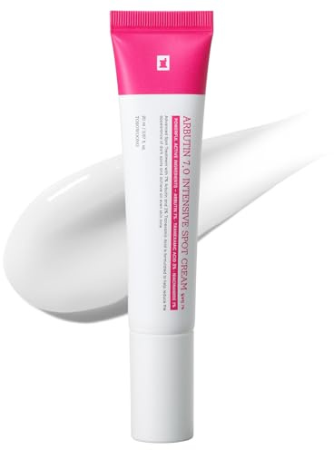 TOSOWOONG Arbutin 7% Intensive Spot Cream with 70,000ppm Arbutin, 3% Tranexamic Acid, 1% Niacinamide, Glutathione, Gentle Skincare for an Even-Looking Skin Tone, Korean Skin Care, 20ml, 0.67 fl.oz.