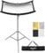 NEEWER Riflettore Diffusore di Luce Tipo U per Studio e Fotografia con Custodia da Trasporto, Riflettore Curvo Arclight da 75x40cm in Nero/Bianco/Oro/Argento (Stativo per Luce non Incluso), RF-04
