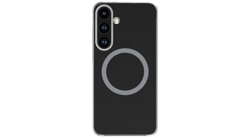 Designed for Samsung ITFIT Clear Magnet Case für Galaxy S25, Handy-Hülle mit Magnet zum Anbringen von Gadgets, Qi2-Charger kompatibel, Schutz, Transparent