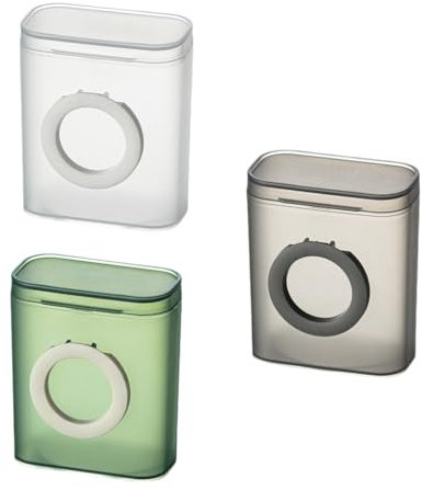 3Pcs Travel Cable Box with Phone Stand, Travel Cord Storage Case for Adapter, Cable, Cord, USB, 7.8x4.9x9.3cm