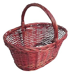 NG NICCOLAI CESTE VIMINI VARI MODELLI E MISURE IDEALI PER FUNGHI O COME PORTALEGNA CON MANICO (FUNGHI STONDATA 29X39X30(H) CM)