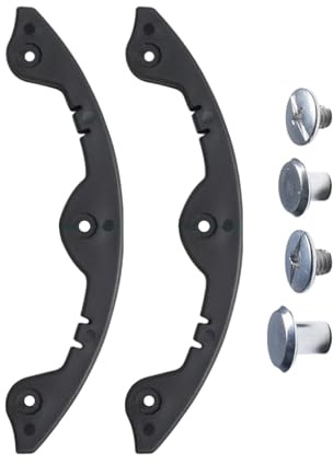 MotiveTech Lot de 2 Bandes de Protection en Silicone pour Planche de Skateboard, Anti-Collision, Idéales pour Les Passionnés, 22CM