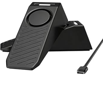 TECKNET Door Stop Alarm, Door Stopper with 130dB Security Alarm, Rechargeable Door Wedge Stop Siren with Non-Slip Silicone Base, Portable Anti-Theft for Home, Hotel, Black (2Pcs)